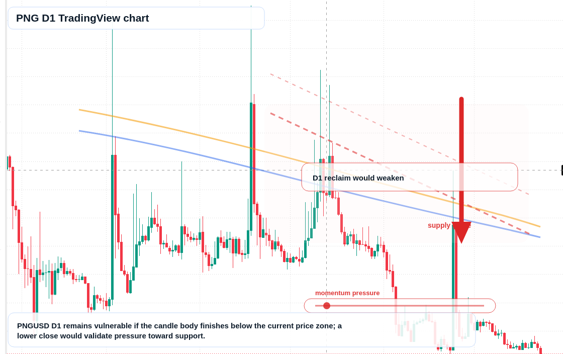 PNG D1 candlestick chart