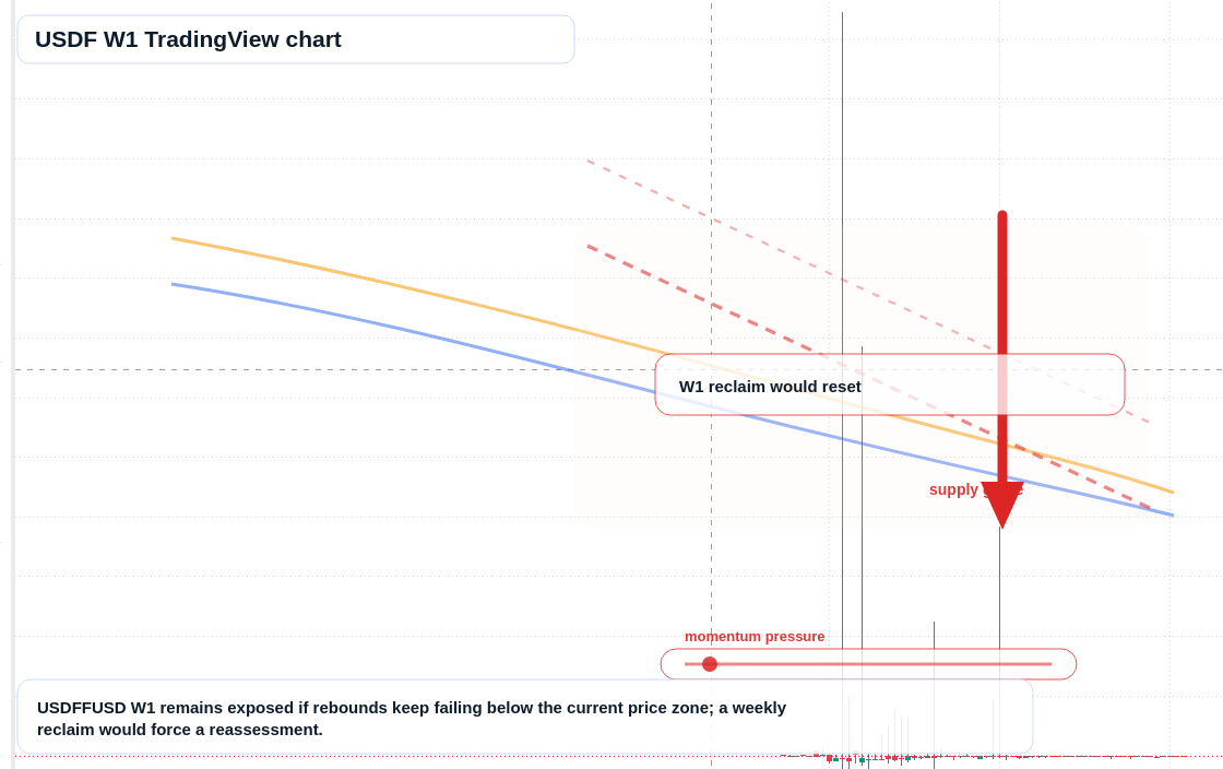 USDF W1 candlestick chart