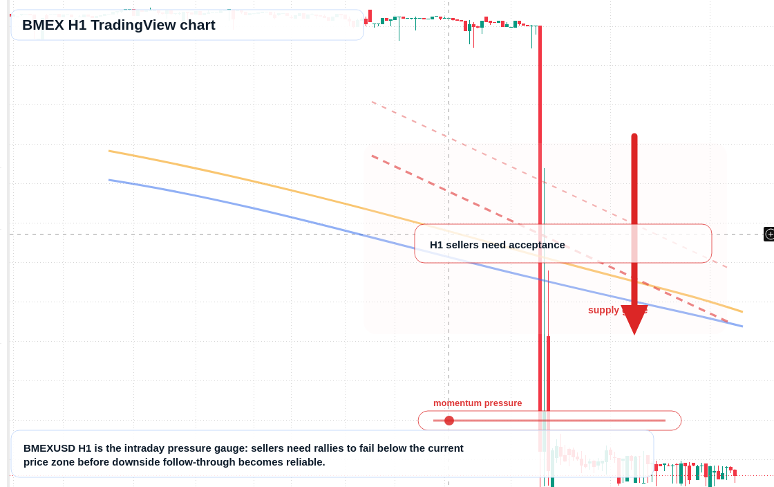 BMEX H1 candlestick chart