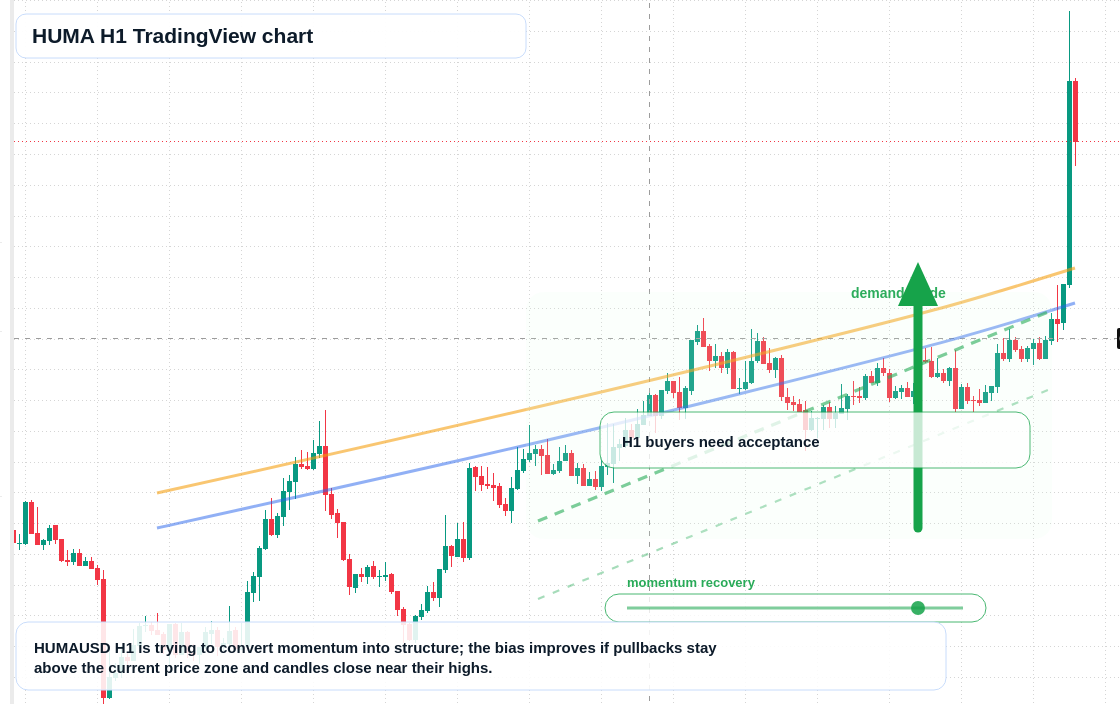 HUMA market snapshot