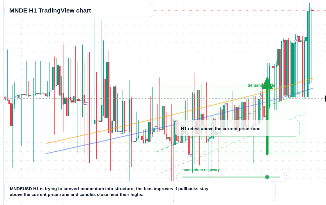 MNDE market snapshot