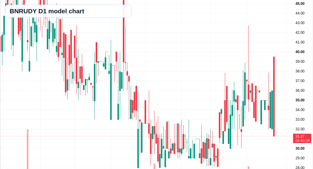 BNRUDY D1 TradingView chart